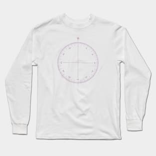 Sectional Chart Compass Rose Long Sleeve T-Shirt